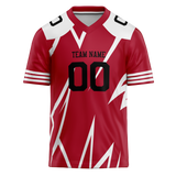 Custom Team Design Red & White Colors Design Sports Football Jersey FT00SF4040902